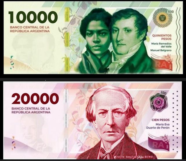 El nuevo billete de $10.000 comenzará a circular en mayo y el de $20.000 a fin de año