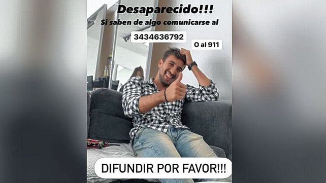 Paraná: buscan a un joven que no aparece desde el miércoles