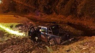 Villaguay: tres adolescentes heridos tras perder el control de una camioneta y caer a un zanjón