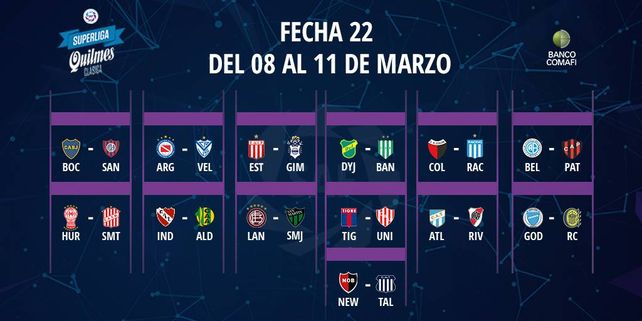 El programa completo de la Superliga 2018/19