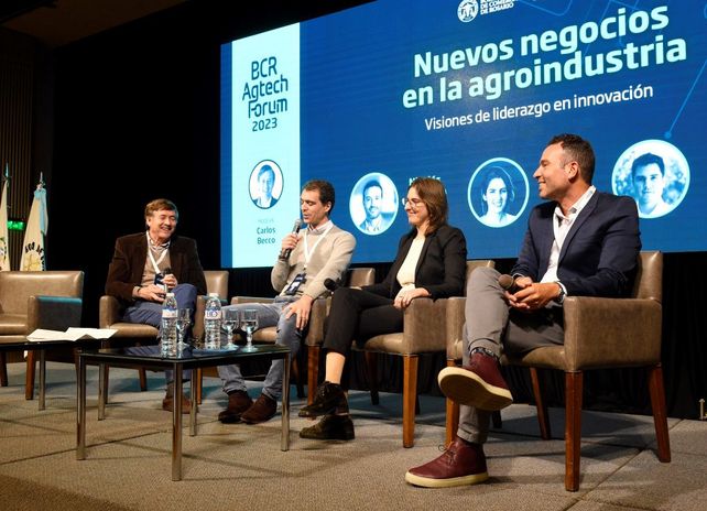 Futuro. En la Bolsa se reunieron especialistas del mundo agtech.