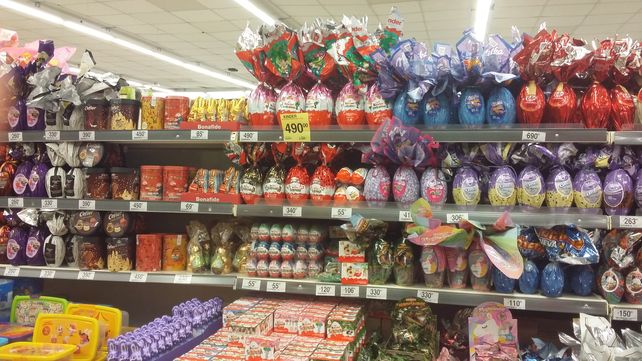 El kilo de huevo de Pascua de algunas marcas ya supera los 3.400 pesos