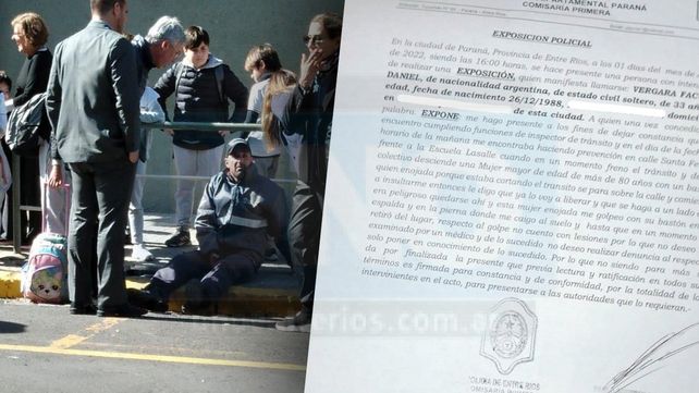 Se conocieron detalles de la agresión a un inspector este lunes en calle Santa Fe