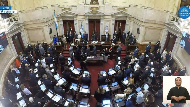 La recomposición de jubilaciones fue aprobada pro el Senado 61 votos a favor