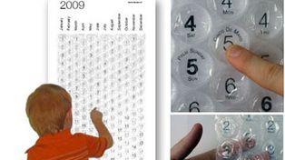 Un calendario 2009 con burbujas de aire es furor en Estados Unidos