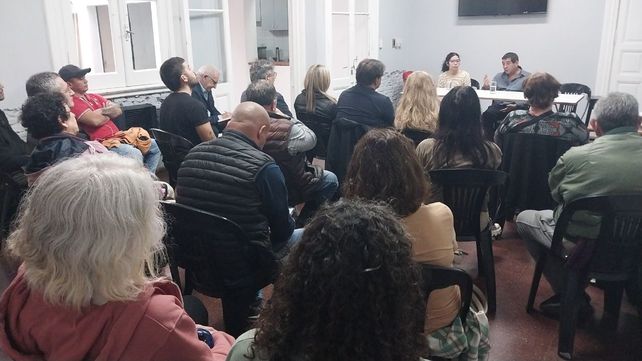 El encuentro de Rosario contra los tarifazos se realizó en la sede del Sindicato de Judiciales.