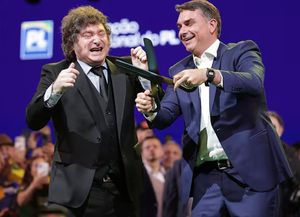 El Presidente Javier Milei celebró el resultado obtenido por Flavio Bolsonaro