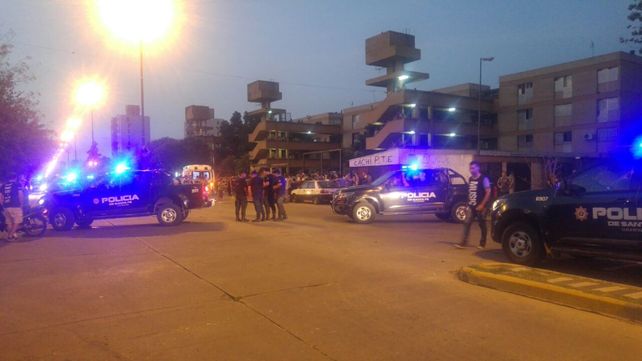 Hay un gran despliegue policial en la zona