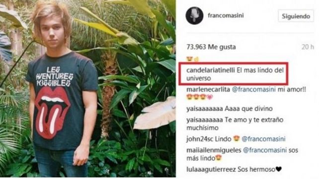 Ya no se ocultan: el tierno mensaje de Cande Tinelli en las redes para Franco Masini