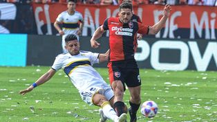 Juanchón García abrió el camino para Newells en el 2-0 frente a Boca.