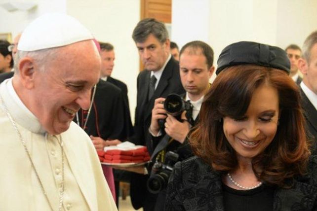 El Papa recibió a la presidenta en septiembre pasado.