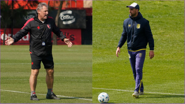 Ricardo Lunari y Matías Lequi deben obtener buenos resultados para mantenerse en 2025 en los bancos de Newells y Central.