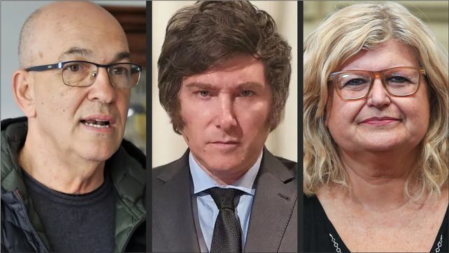 La exministra de Educación provincial y el actual