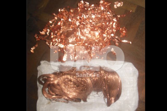 Recuperan cables de alta tensión sustraídos en la zona de la costa