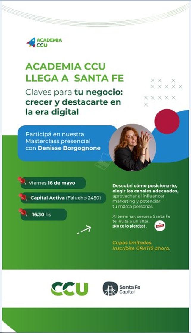 Academia CCU llega otra vez a Santa Fe con una nueva capacitación Academia CCU llega otra vez a Santa Fe con una nueva capacitación