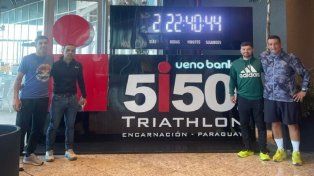 Participación entrerriana en el Ironman 5150 de Paraguay.