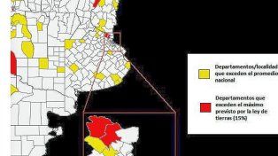 Alerta en Entre Ríos: La Paz, Gualeguay y Concordia concentran altos niveles de tierras en manos extranjeras.