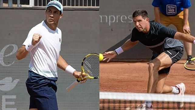 Facundo Bagnis y Federico Delbonis aseguran presencia argentina en la final del ATP de Santiago.