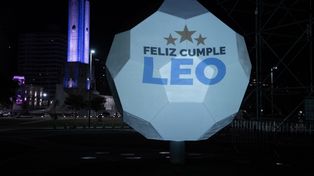 El saludo del municipio a Messi