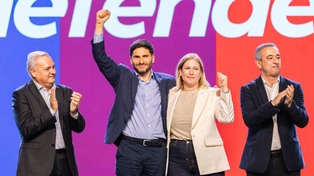 Pablo Farías, Maximiliano Pullaro, Gisela Scaglia y Pablo Javkin.