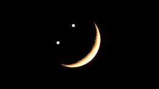 La Luna, en conjunción con Venus y Saturno, ofrecerán un espectáculo único.