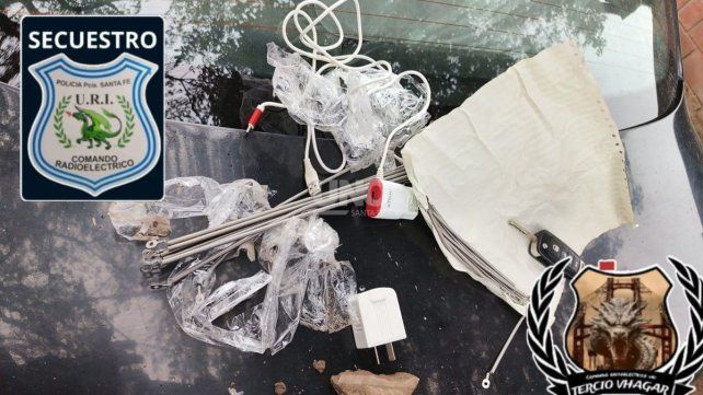 Los elementos secuestrados que intentó ingresar a la cárcel de Las Flores el menor detenido 