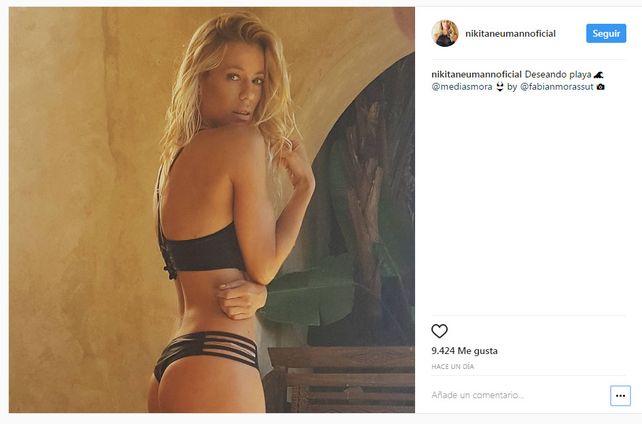 Nicole Neumann subió la temperatura