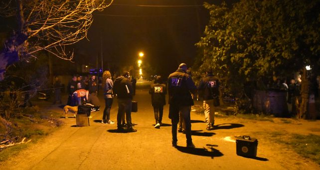 La policía de Investigaciones trabajó en el lugar del hecho.&nbsp;
