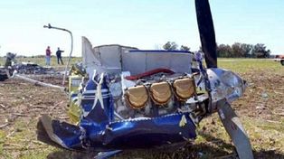 Cinco muertos al caer un avión en una zona rural de La Pampa