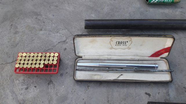 Quedó preso por tener varias arnas, entre ellas la conocida pistola-lapicera