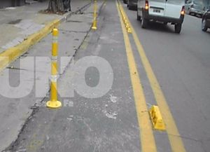La bicisenda de calle Ituzaingó tendrá doble sentido de circulación