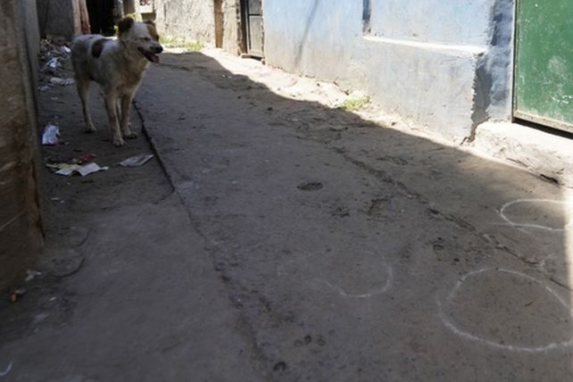 El pasillo donde cayó mesa