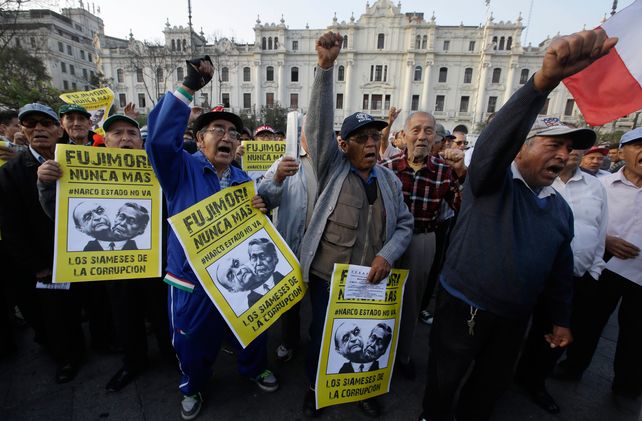Voto crítico. Los antifujimoristas manifestaron en todo el Perú.&nbsp;
