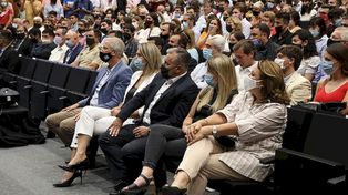 Los nuevos senadores Losada, Scarpin y Lewandowski, caras visibles de una nueva etapa política en Santa Fe.&nbsp;