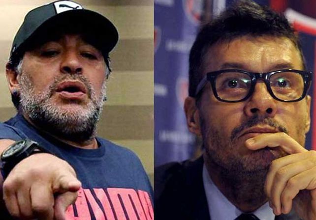 Fuerte cruce entre Maradona y Tinelli