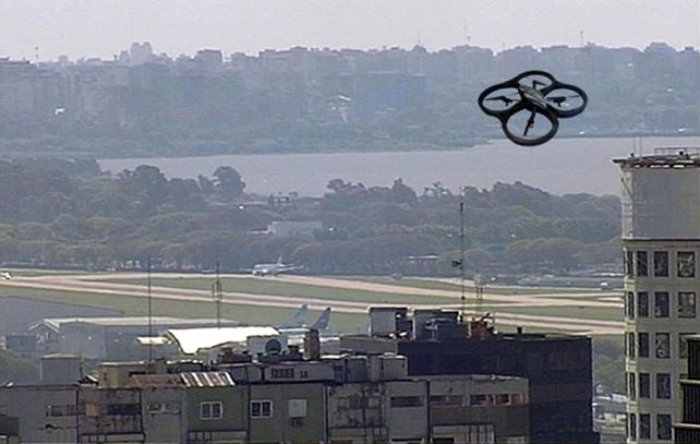 Los drones eran operados