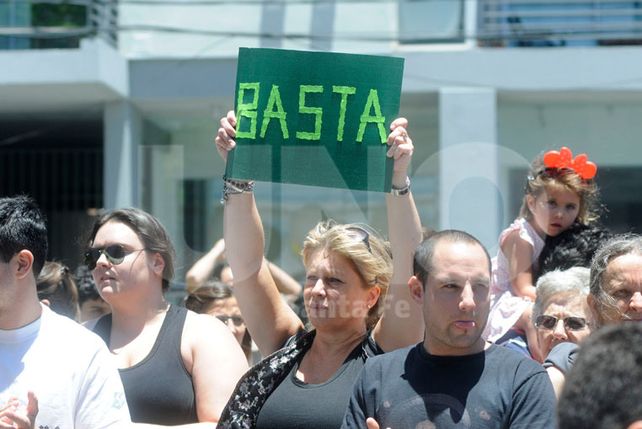 Los santafesinos marcharon contra la inseguridad