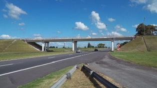 Arssa anunció la reparación del puente intercambiador en el acceso a Monje