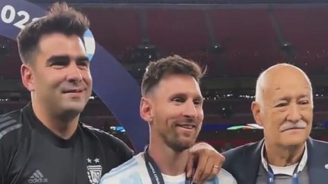 Messi recordó su largo vínculo con un directivo de AFA que falleció este domingo.