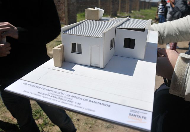 Construyen núcleos sanitarios básicos en Coronel Dorrego