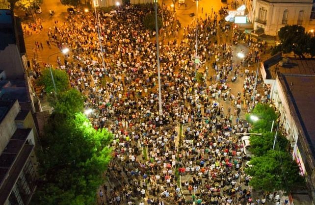 Histórica movilización en Rafaela.&nbsp;