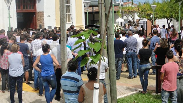El pueblo de Villa del Rosario despidió los restos de Baldezari