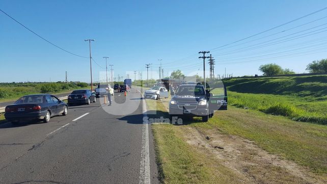 Desgracia con suerte: violento choque con un vuelco pero sin heridos graves