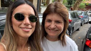 Tras su regreso a Argentina, Agostina Páez fue recibida por Patricia Bullrich en Buenos Aires