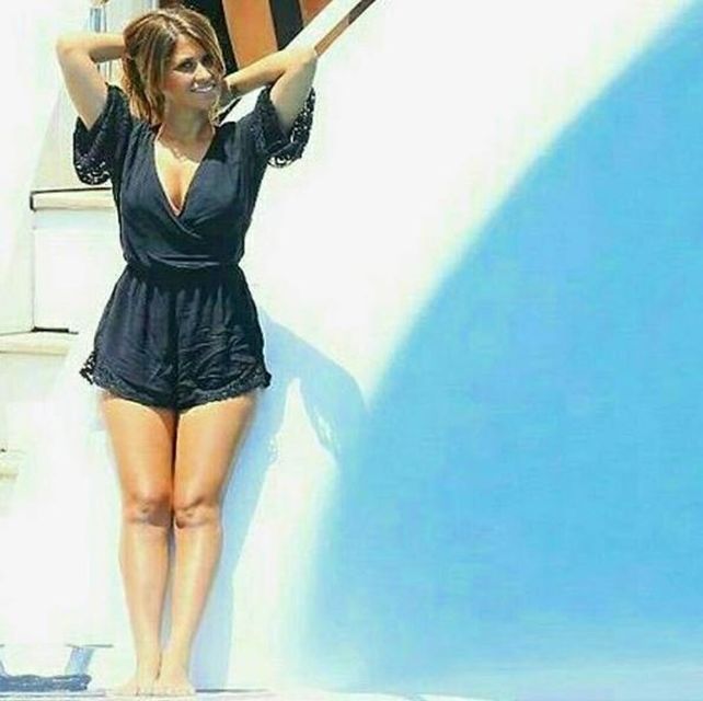 Las fotos robadas de Antonella Roccuzzo en bikini