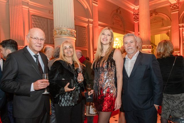 Luis Lamelas, Cecilia Nuñez,  Carolina Christener y Gabriel Redolfi  