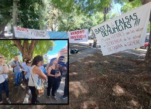 Con la presencia de la esposa de Juan Trigatti, familias reclamaron por falsas denuncias y apuntaron a los fiscales