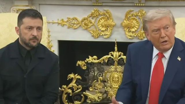 Trump y Zelenski se encontraron este lunes en la Casa Blanca Trump y Zelenski se encontraron este lunes en la Casa Blanca