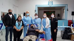 Argentino se sumó a la campaña de donación de sangre