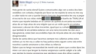 Una joven escrachó a dos testigos de Jehová por abuso